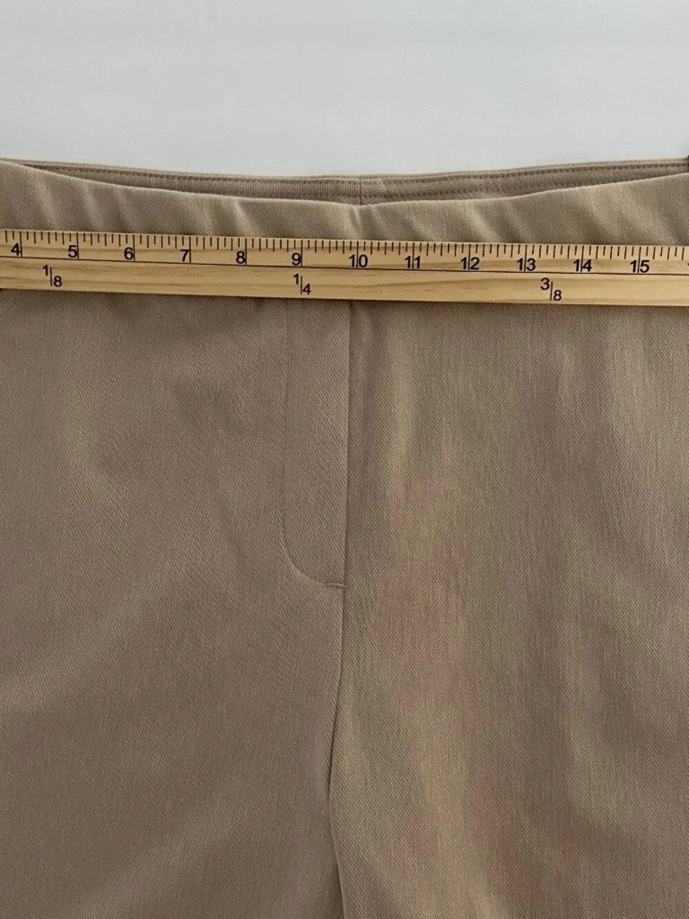 Alfred Dunner Classic Fit Beige Ankle Pants XL Pull On Comfort Stretch